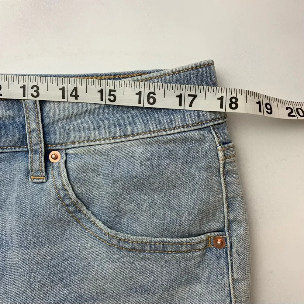 Wild Fable Womens Distressed Highest Rise Skinny Jean Light Wash Size 16 - Picture 8 of 12
